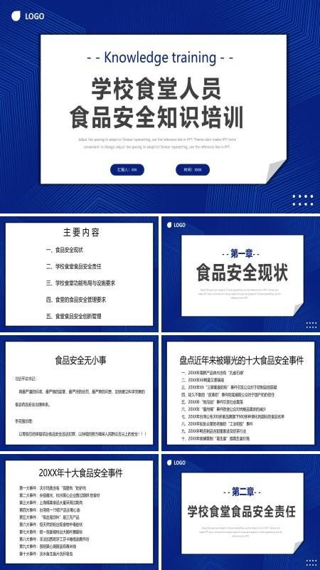 学校食堂食品安全培训PPT