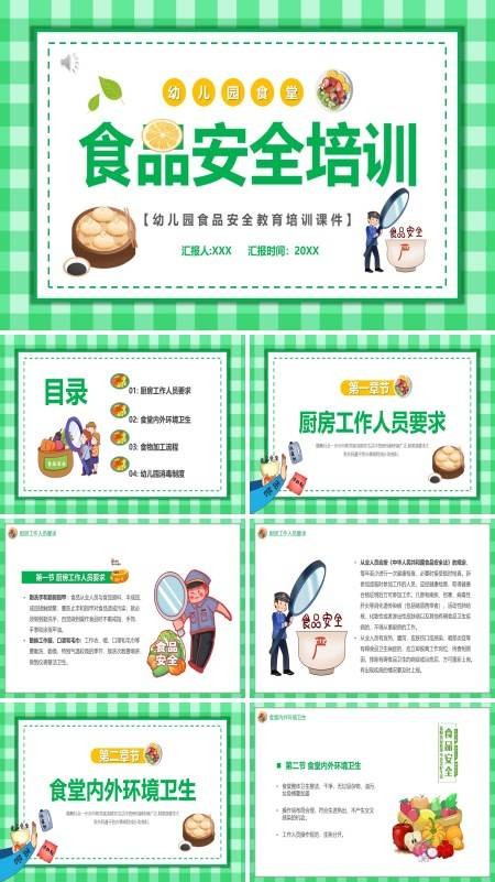 学校食堂食品安全培训ppt课件