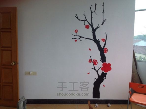 DIY手绘墙 第3步