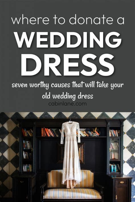 Where to donate old wedding dress