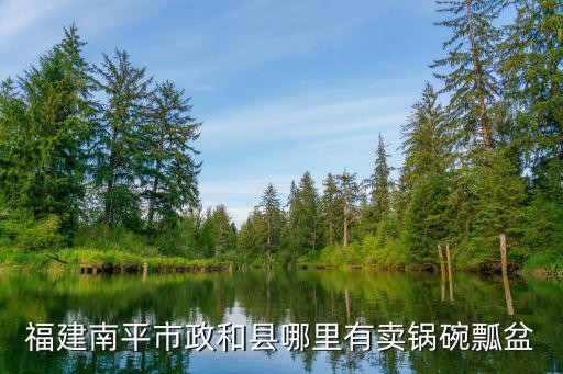 福建南平市政和县哪里有卖锅碗瓢盆