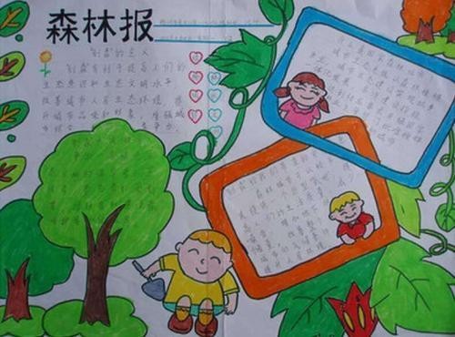 绿色校园手抄报内容绿色校园手抄报内容字