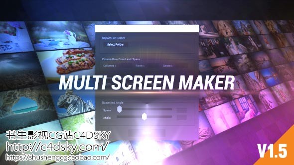 AE模板-多视频照片墙屏幕制作工具包公司视频宣传模版（含AE脚本）Multi Video Screen Maker Auto免费下载