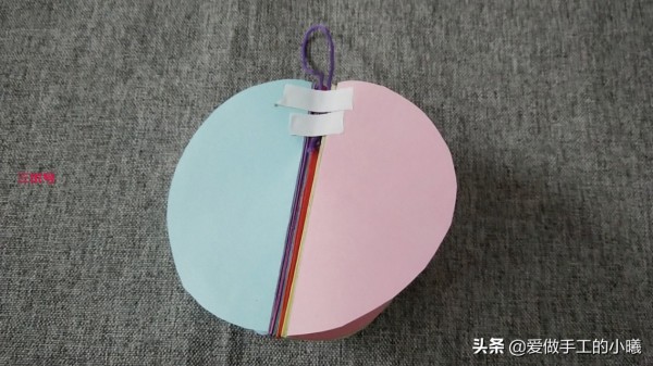 幼儿园手工教程，简单好看的折纸灯笼，简单几步轻松完成