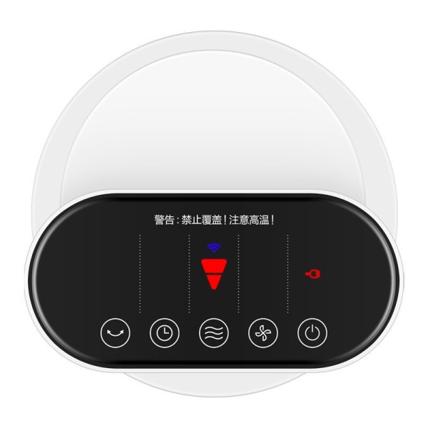 美的 家用取暖器塔式电暖风扇办公室暖脚电暖器暖风机