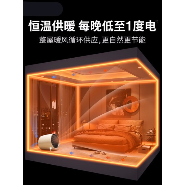 暖风机家用小型小太阳热风节能省电办公室卧室速取暖器