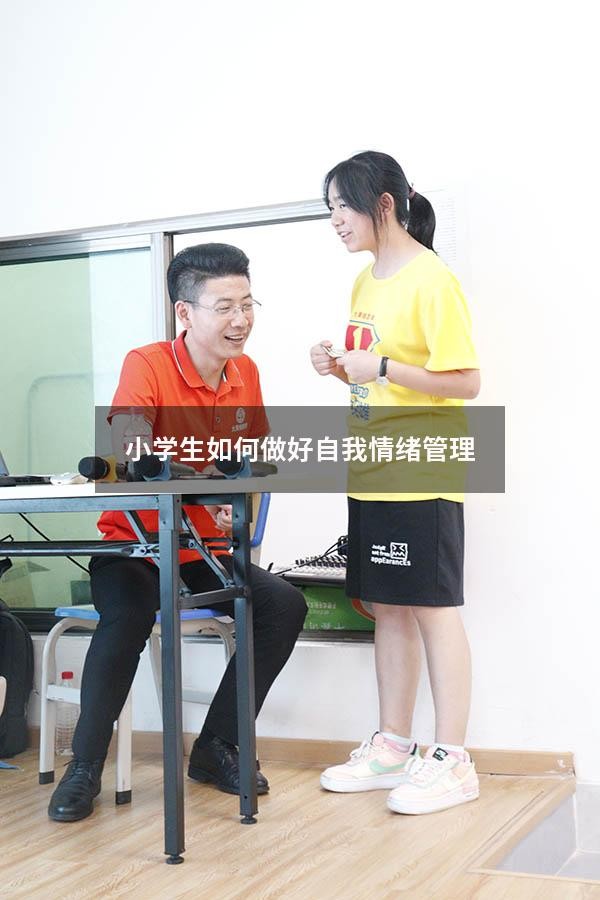 小学生如何做好自我情绪管理