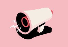 表示营销团队的麦克风