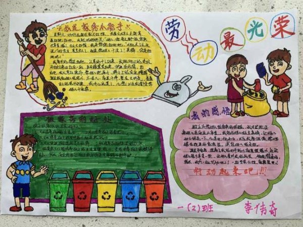 劳动生活小达人手抄报生活小常识手抄报