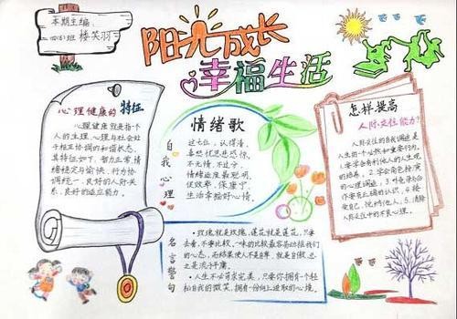 阳光心态诚信人生手抄报 诚信手抄报
