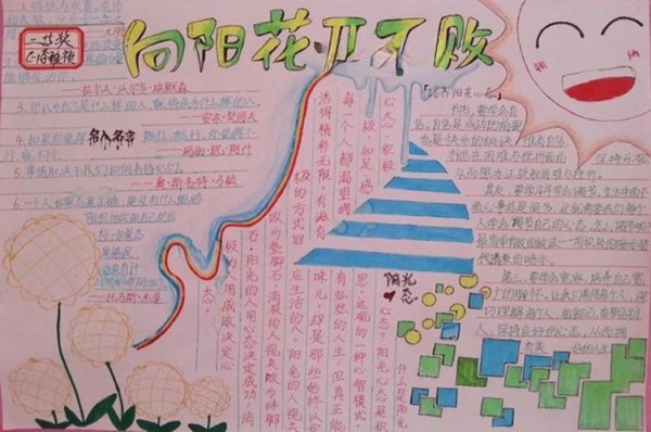 以和谐心态快乐生活为主题的手抄报爱为主题的手抄报