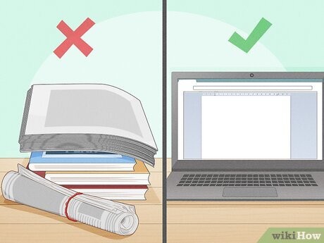 Step 5 减少使用纸张。