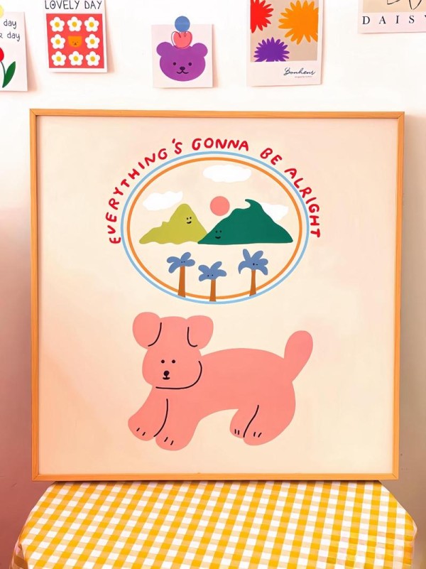 可爱装饰画