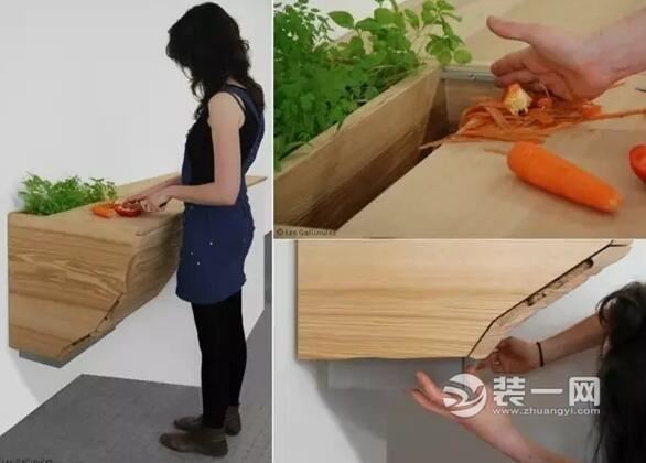 家用隐藏垃圾桶安装效果图