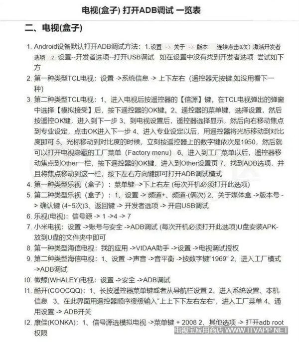 电视内置应用