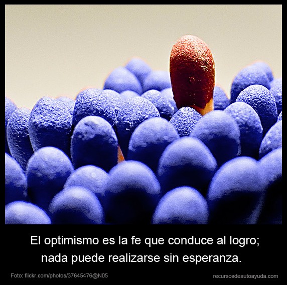 Hay que ser positivo.