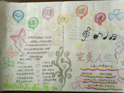 三年级五班心理健康手抄报专辑