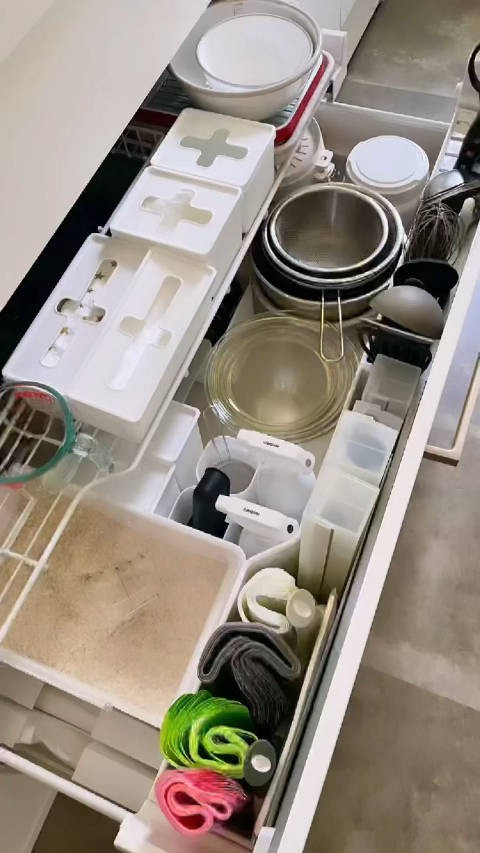 日本厨房抽屉收纳参考