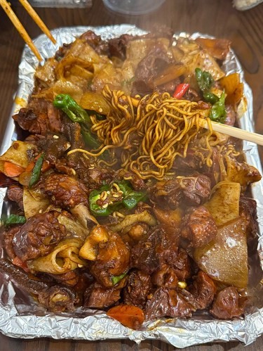 南京）被南湖的擀面皮炒鸡香晕了