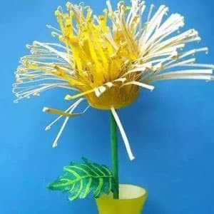重阳节制作2款纸杯菊花
