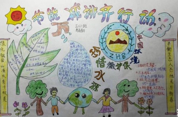 节能减排手抄报