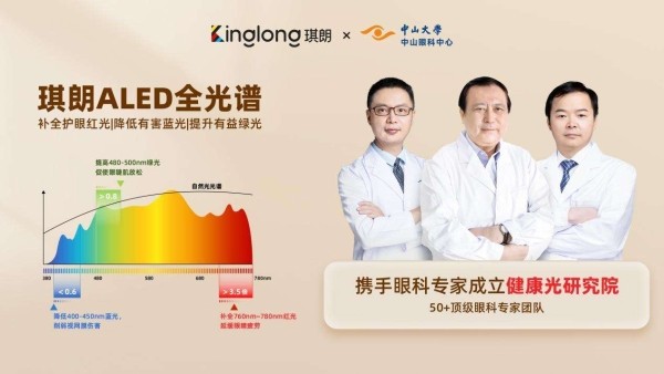 守护光明,护航未来 ——琪朗健康照明引领视觉健康新标准,获医学界权威认可