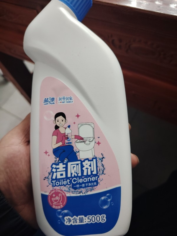 蓝漂洁厕灵马桶清洁剂500g*1瓶除臭洗厕所洁厕液去异味除尿垢家用晒单图