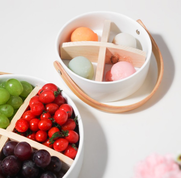 创意手提分格水果盘，品味生活的美好9