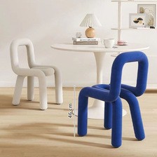 家用卧室化妆台靠背椅子创意Bold Chair凳子设计师创意休闲异形椅