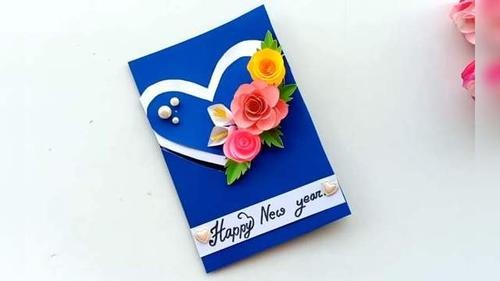 手工制作2020新年贺卡特别的礼物小朋友会喜欢