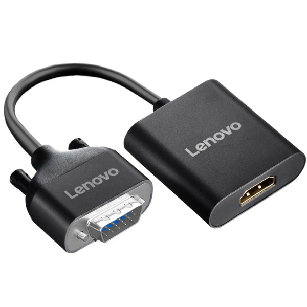 联想V100灰色VGA转HDMI转换器
