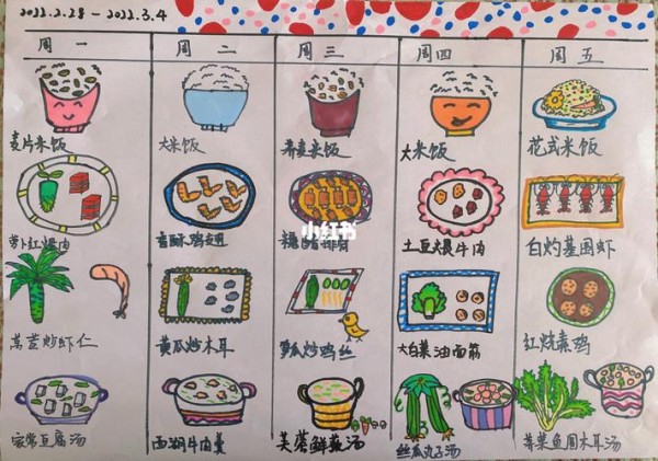菜谱手工画 diy菜谱手绘