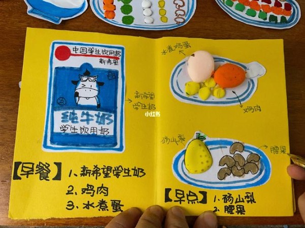菜谱手工画 diy菜谱手绘