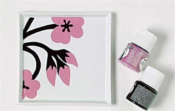 精美手工瓷盘彩绘DIY 手绘盘子方法图解 第5张