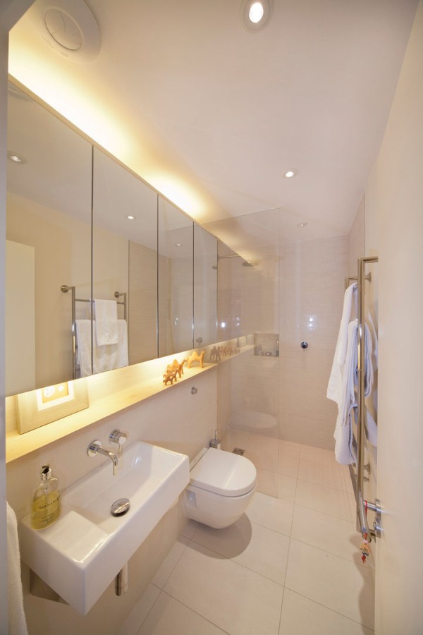 Basement Bathroom Gullaksen Architects 北欧スタイルの お風呂・バスルーム