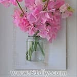 生活DIY:简单的花瓶挂饰