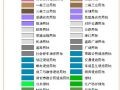 控制性详细规划标准色块