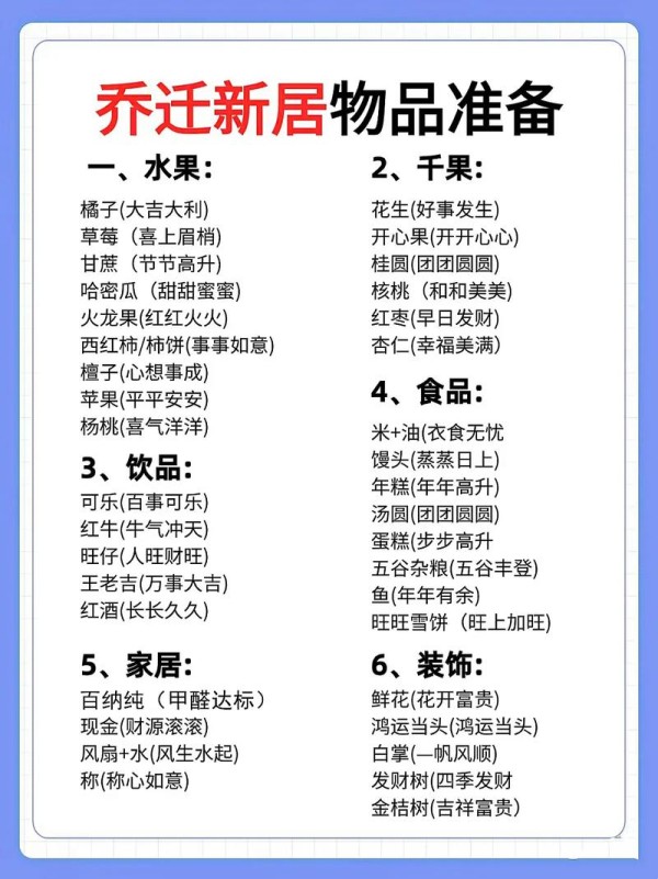 轻松乔迁指南：搬家清单全攻略