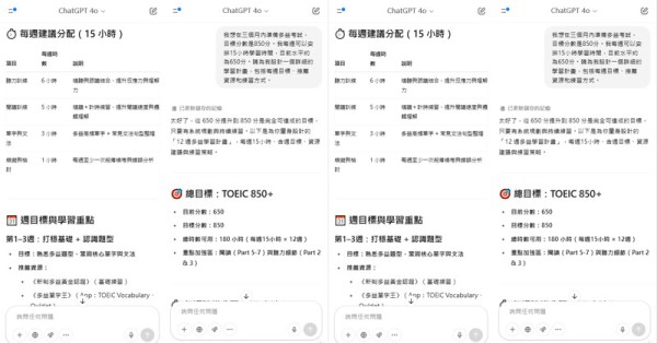 協助讀書計畫提示詞(Prompt)範例