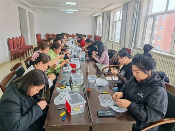 技能培训现场。(资料图)