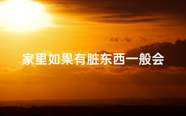 家里如果有脏东西一般会在哪;家里脏乱真影响风水?揭秘家居清洁与风水的关系