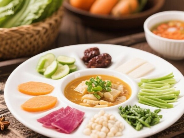 夏日轻食，低卡果蔬沙拉：新鲜蔬菜、缤纷水果，搭配轻盈酱汁，清爽解暑，健康美味。