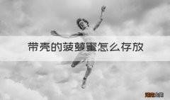 带壳的菠萝蜜怎么存放