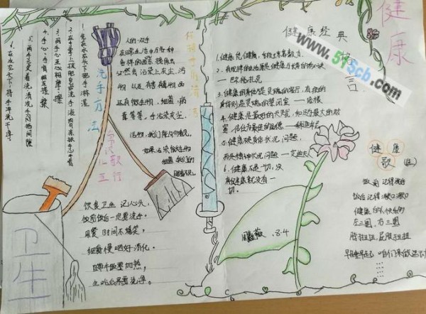 手抄报 节日手抄报 元旦节手抄报关于卫生的手抄报资料有哪些讲卫生