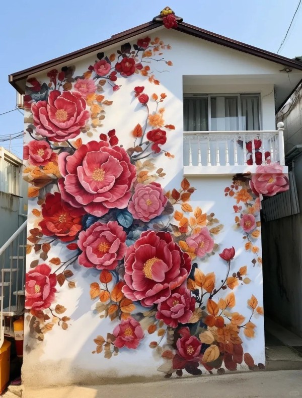 西安墙绘-西安墙体彩绘-西安手绘墙画公司-西安墙体涂鸦-壁画师-颜梦墙绘