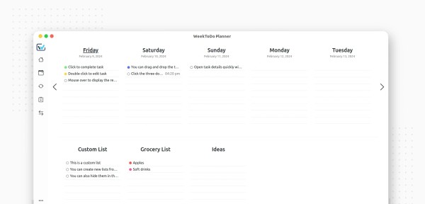 weektodo screenshot