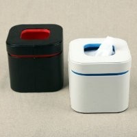 品地配色简约时尚方形圆筒纸纸巾盒