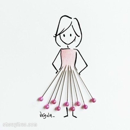 简单手绘与生活小物结合 DIY女孩日常生活 - www.youjiao5.com