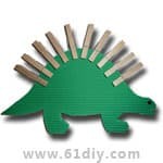 幼儿园手工:恐龙DIY