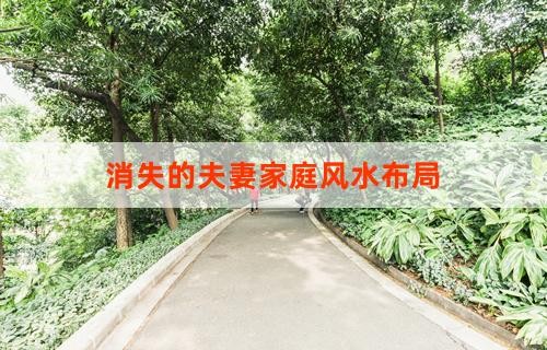 消失的夫妻家庭风水布局